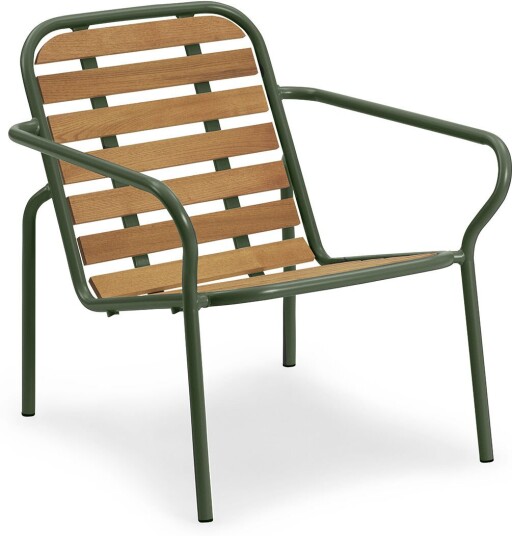 Normann Copenhagen Lounge Chair Robinia Dark Green Utendørs Lenestoler Simon Legald Metall/tre Normann Copenhagen Lounge Chair Robinia Dark Green Utendørs Lenestoler Simon Legald Metall/tre