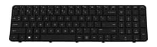 HP Spare Keyboard Black US - Tastatur - Svart