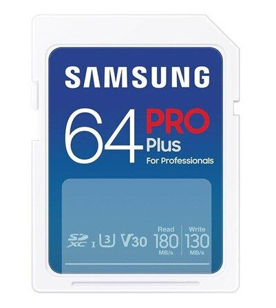 Samsung PRO Plus MB-SD64S - flash memory card - 64 GB - SDXC UHS-I
