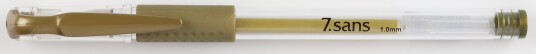 Rollerball 7sans gel met 1mm gull Rollerball 7sans gel met 1mm gull