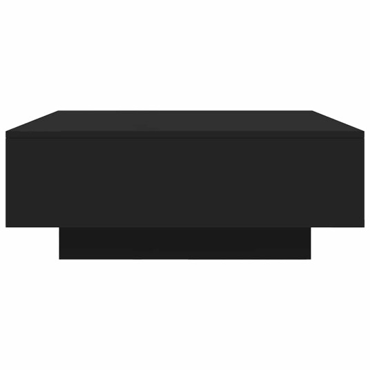 Salongbord svart 80x80x31 cm sponplate 836582