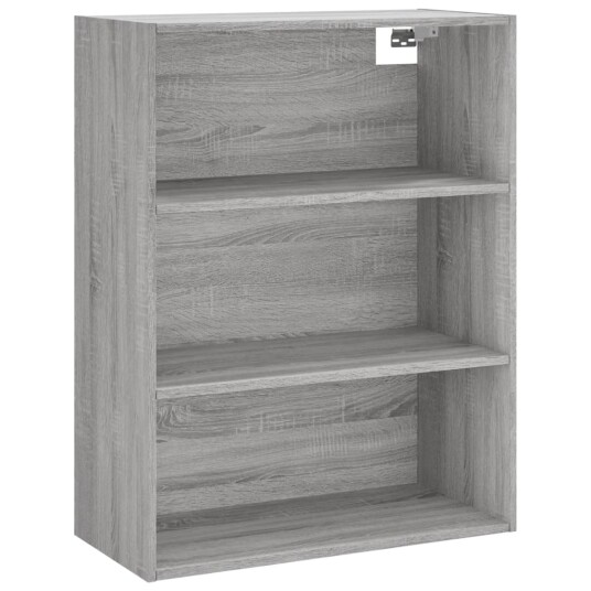 vidaXL Highboard grå sonoma 69,5x34x180 cm konstruert tre 8720845927868