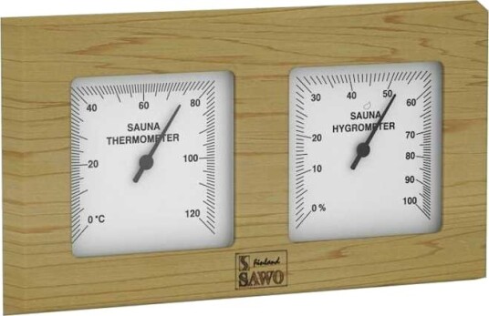 Badstu Thermo-Hygrometer SAWO 222