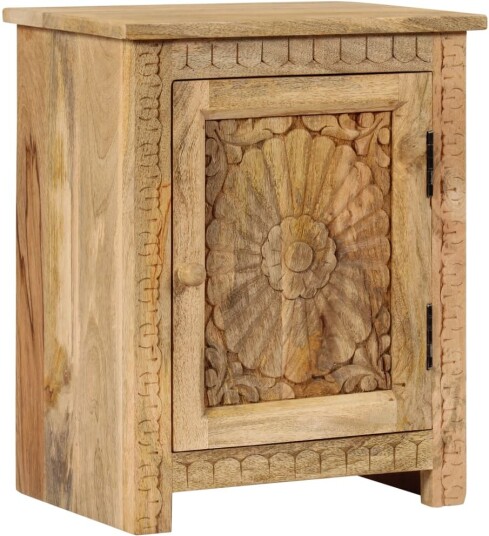 Nattbord heltre mango 40x30x50 cm