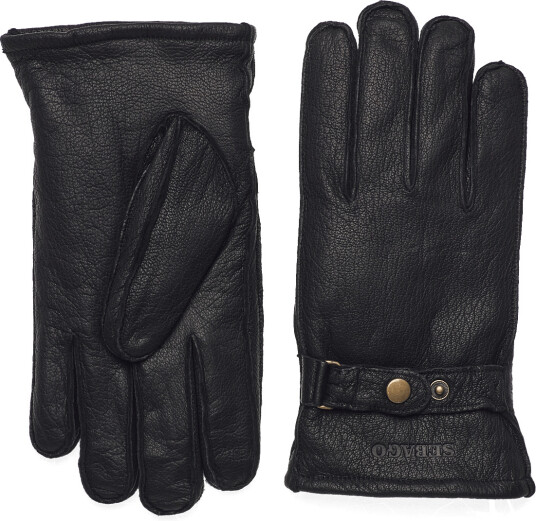 Sebago Goatskin Gloves - Black - 9