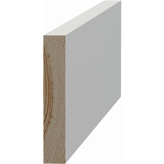 Södra Glattkant Malt Furu 12x70 mm Hvit Södra Glattkant Malt Furu 12x70 mm Hvit