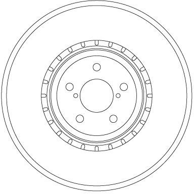 Bremseskive TRW DF6923S