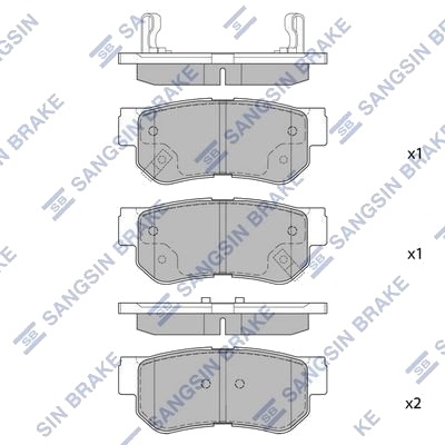 Hi-Q SP1117 Bremseklosser