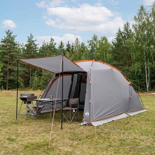 vidaXL telt Grå og Oransje 361 x 235 x 152 cm
