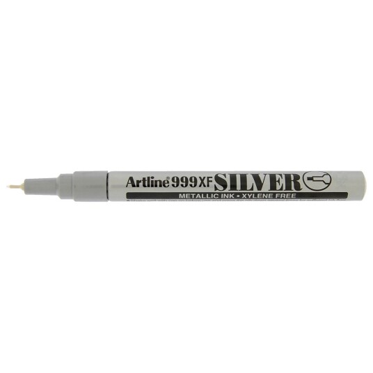 Artline 999XF Permanent Metallic Marker Sølv