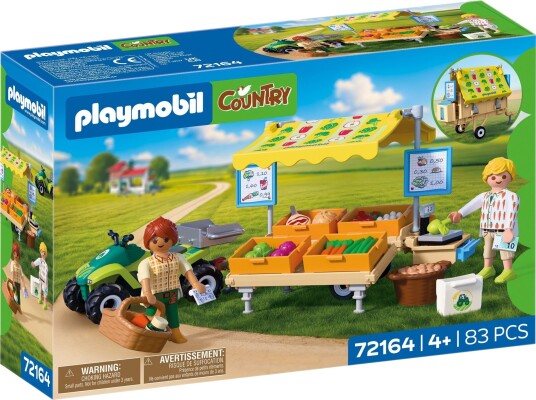 Playmobil Country 72164 Markedsbod Byggesett 4+ Ã…r 83 Deler Playmobil Country 72164 Markedsbod Byggesett 4+ Ã…r 83 Deler