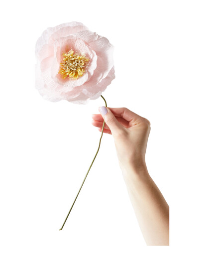 Studio About Paper Flower Pink L:44CM Studio About Paper Flower Pink L:44CM