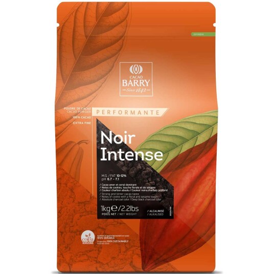 Cacao Barry Svart Kakaopulver Noir Intense Lean 1kg Cacao Barry Svart Kakaopulver Noir Intense Lean 1kg