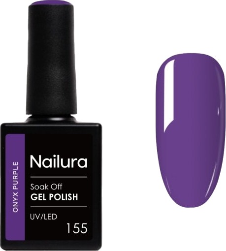 Nailura Gelpolish 155 – Onyx Purple – 10 ml