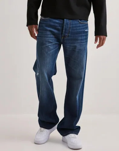 Diesel 1980 D Eeper Straight leg jeans Blå