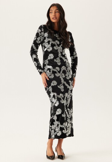 Yas Yasflorana Ls Long Dress Yas Yasflorana Ls Long Dress