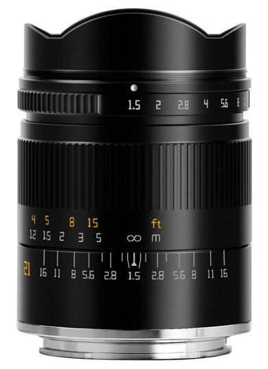 TTArtisan 21mm f/1.5 Z-mount. Sort