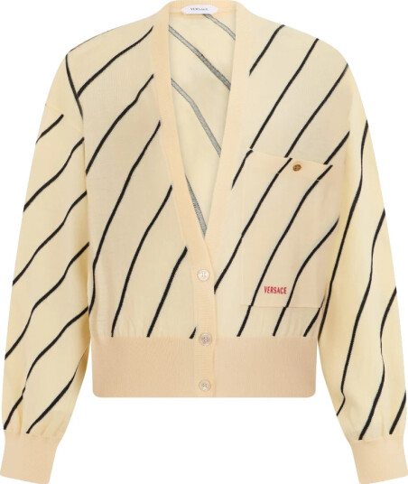 Versace Dame Strikkevarer Gul XS,