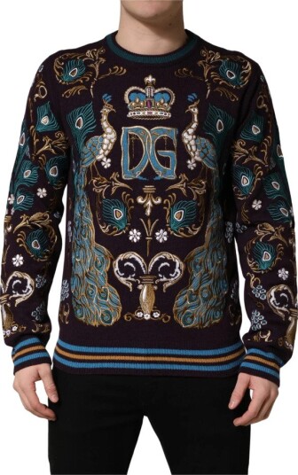 Dolce & Gabbana Herre Strikkevarer Flerfarget M,