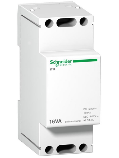 Schneider Electric Bell transformer 16va 230vca 8..12vca (3606480097843)