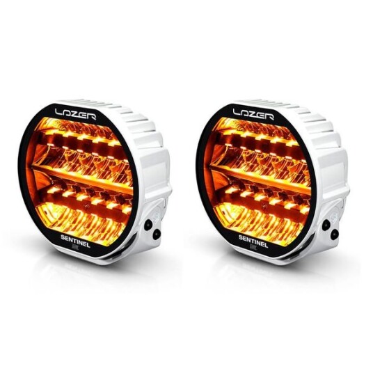 Ekstralys Lazer Sentinel 9 Elite Gen2 White Rund / 23 cm / 145W 2 stk.