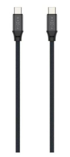 FIXED MAGNETIC 240W USB-C/C tangle-free cable 2m - Black