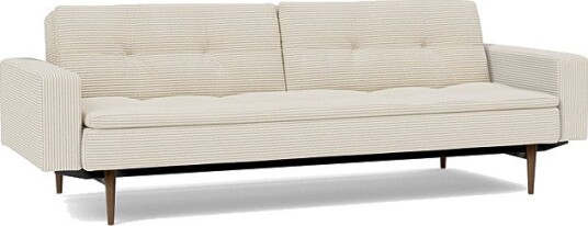 Sovesofa Dublexo med Armlener & Mørk Styletto ben B 2014060