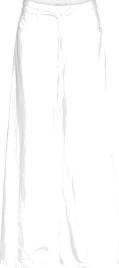 Gina Tricot Twisted Wide Jeans   White   40