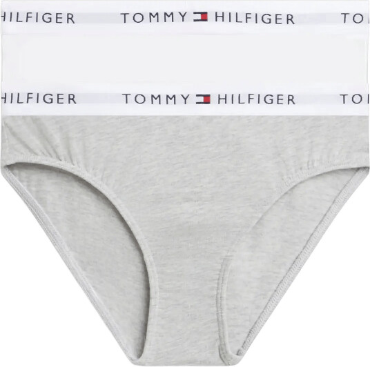 Tommy Hilfiger 2 Pack Cotton Bikini Grey 164 170