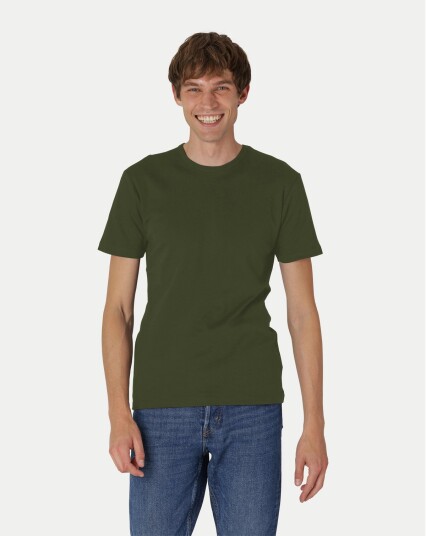 Neutral Organic   Mens Interlock T shirt Oliven