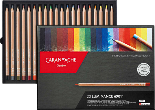 Caran D'Ache Luminance 6901 Fargeblyant 20-Sett