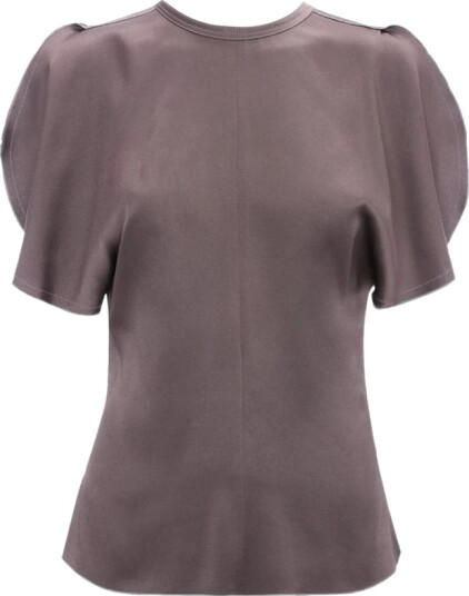 Victoria Beckham Dame Bluser & Skjorter Brun M,