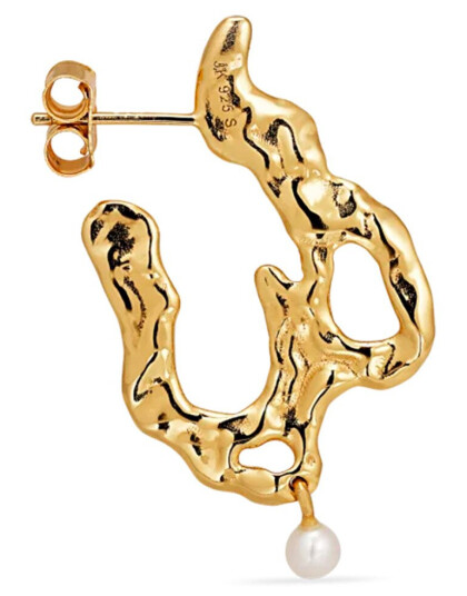 Jane Kønig Space Mary Øredobber Single 18 kt. SME-AW23-G-Right - Dame - 925 sterling silver Jane Kønig Space Mary Øredobber Single 18 kt. SME-AW23-G-Right - Dame - 925 sterling silver