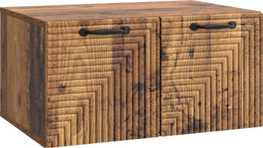 Vegghengt TV skap Gammelt tre 59,5 x 41 x 30 cm Konstruert tre Vegghengt TV skap Gammelt tre 59,5 x 41 x 30 cm Konstruert tre