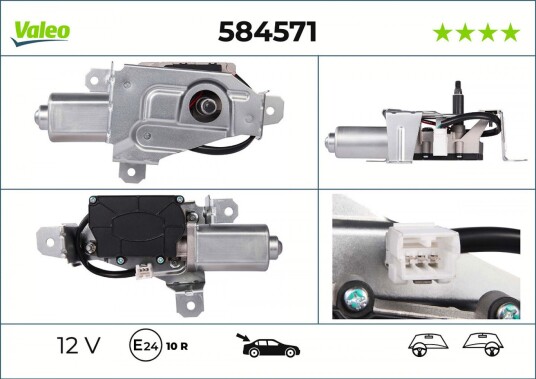 VALEO 584571 Vindusviskermotor