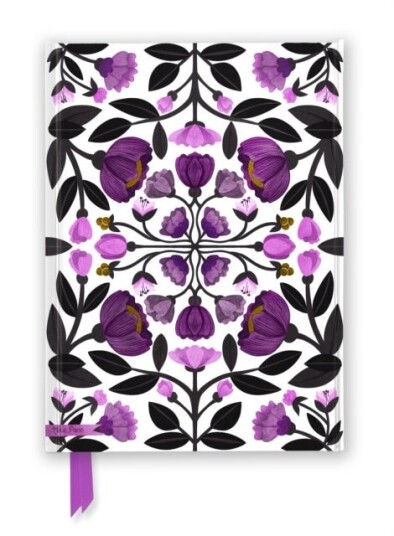 Nina Pace: Purple Flowers Foiled Journal