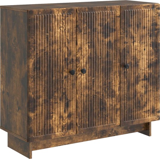 Serviesskap Røkt Eik 89 x 34,5 x 80 cm Konstruert tre Serviesskap Røkt Eik 89 x 34,5 x 80 cm Konstruert tre