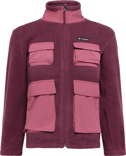 Columbia Sportswear Jasper Ridge Pebbled Fleece Full Zip Burgundy 128 Columbia Sportswear Jasper Ridge Pebbled Fleece Full Zip Burgundy 128