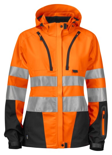 ProJob 6423 Jakke Dame En Iso 20471 Kl 3/2 Orange/Black 3XL