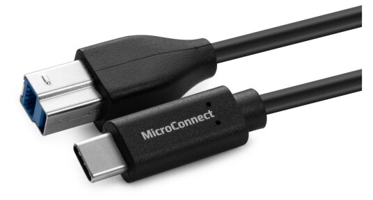 MicroConnect USB-C to USB3.0 B Cable, 3m