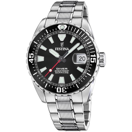 Festina Original Diver F20669/3 - Herre - 41 mm - Analog - Kvarts urverk - Safirglass