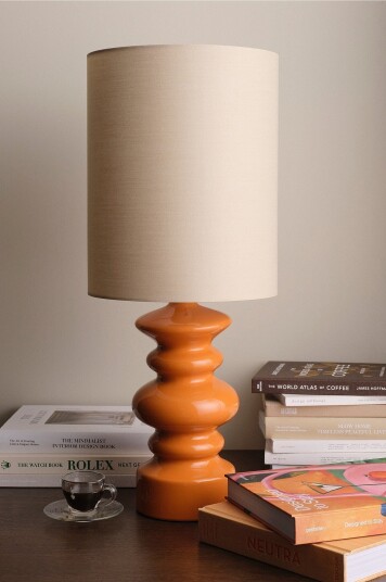 Ellos Home Bordlampe Gina Orange