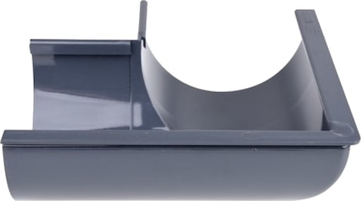 Plastmo 11" utvendig gjæring 90°, grafitt gray