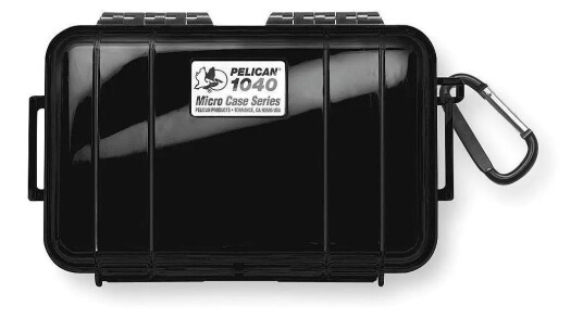 Peli™ MicroCase 1040 sort/sort Innv. mål: 165x98x44 mm