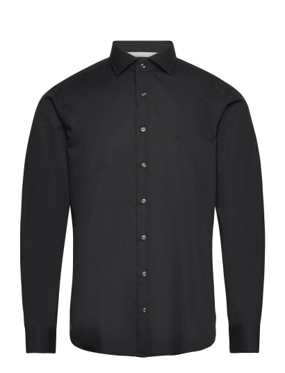 Michael Kors Poplin Stretch Modern Shirt - Black - 41