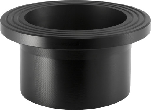 56 mm sveisestykke for flens svart PEH Geberit