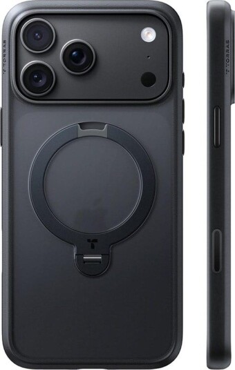 Torras Ostand Q3 Spin - black - iPhone 18 Pro