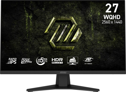 MSI 27" WQHD Rapid IPS 200Hz 0.5ms HDR Monitor 9S6-3CE41H-067 MSI 27" WQHD Rapid IPS 200Hz 0.5ms HDR Monitor 9S6-3CE41H-067