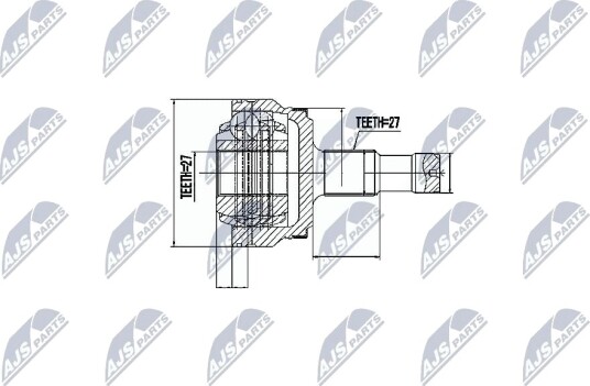 Nty Drivknute drivaksel NTY NPZ ME 017