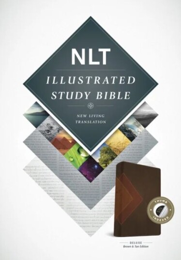 Nlt Illustrated Study Bible Tutone Brown/tan, Indexed Av Tyndale